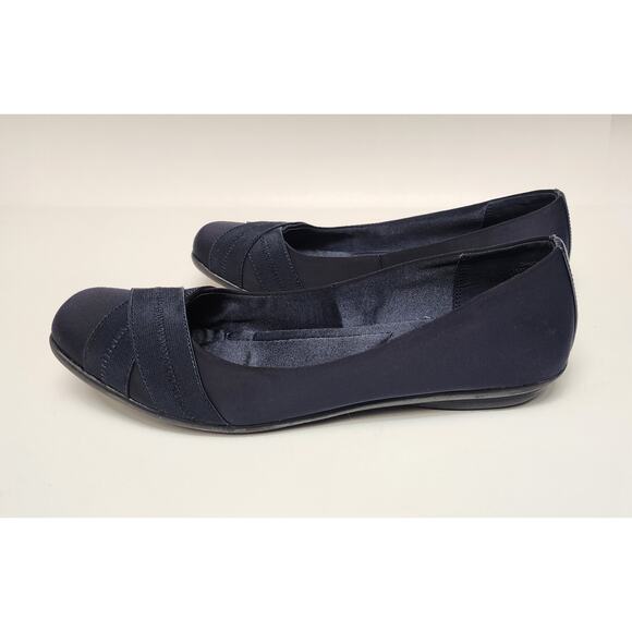 Mootsies Tootsies Modellie Casual Navy Blue Textile Upper Flat Shoes Size 8M - Picture 3 of 14